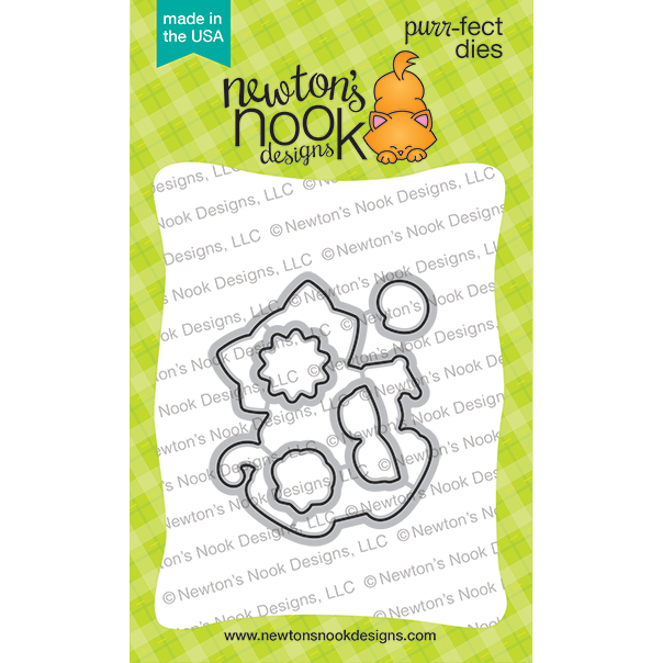 Newton's Nook Designs Newton’s Happy Meowr Dies nn2404d06