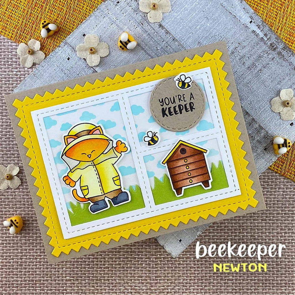 Newton's Nook Designs Beekeeper Newton Clear Stamps nn2406s02 you're a keeper