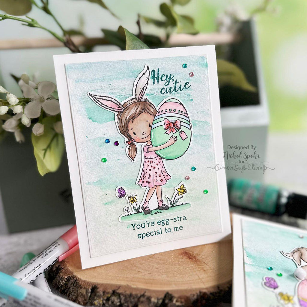 Simon Says Stamps and Dies Hoppy Easter set747he Easter Card | color-code:ALT05