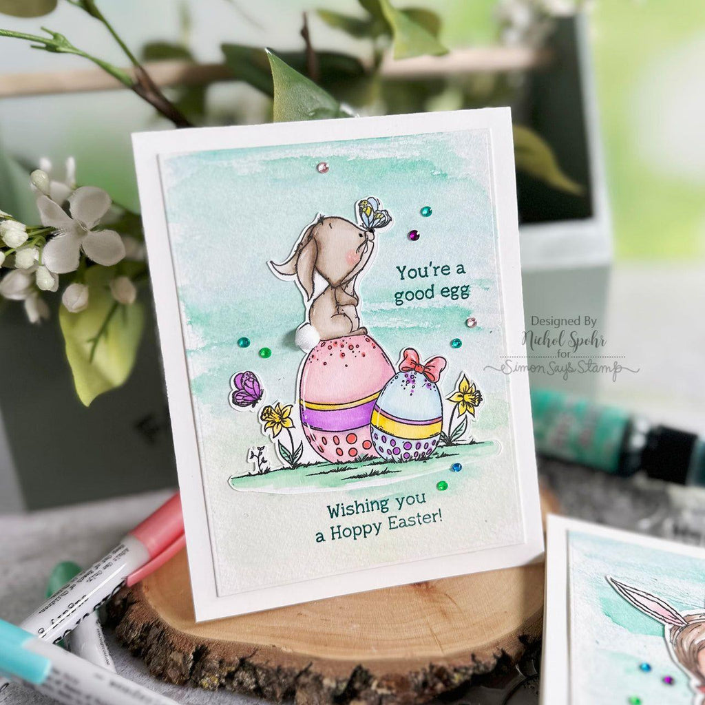 Simon Says Stamps and Dies Hoppy Easter set747he Easter Card | color-code:ALT06