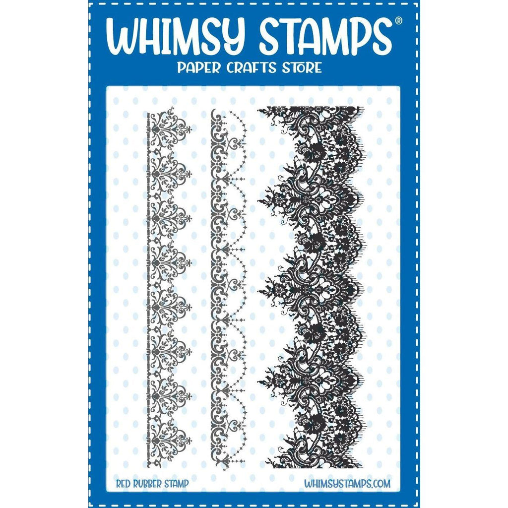 Whimsy Stamps Exquisite Lace Cling Stamp wsrs02