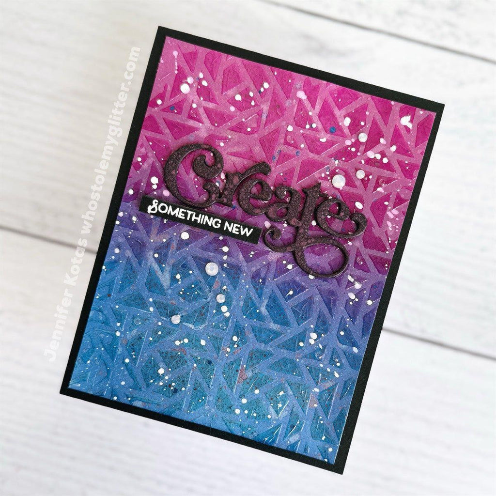 Simon Says Stamp Stencil Octo 1041mt Sweet Wishes Create Card | color-code:ALT02