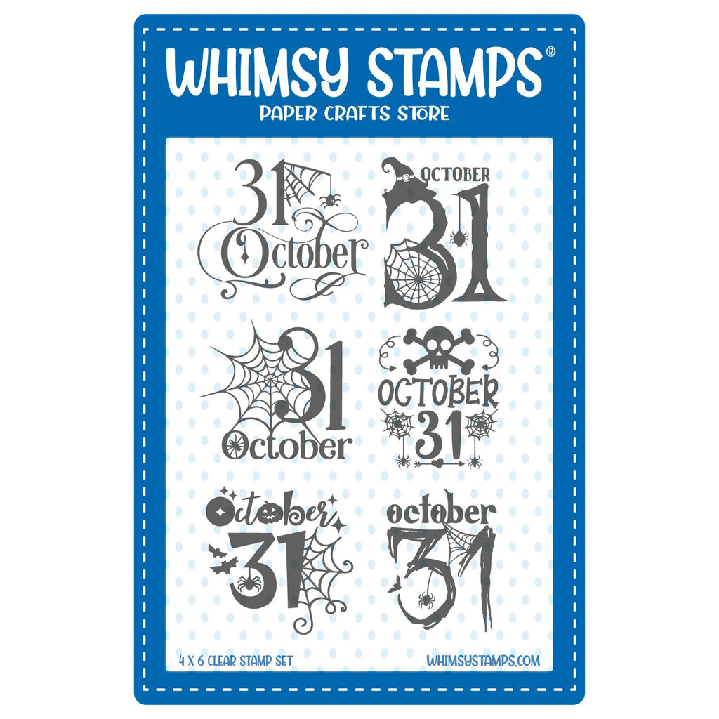 Whimsy Stamps October 31st Clear Stamps cwsd457