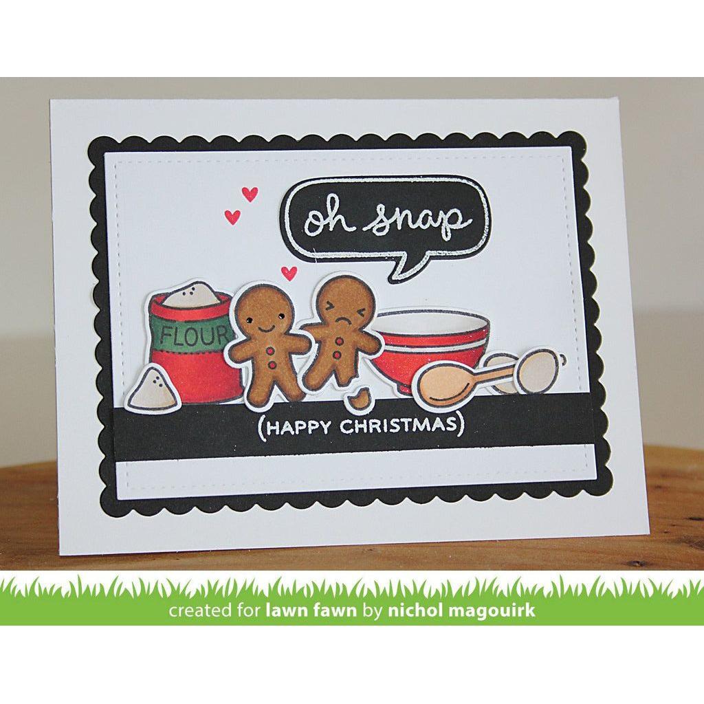 Lawn Fawn Oh Snap Clear Stamps lf983 Baking