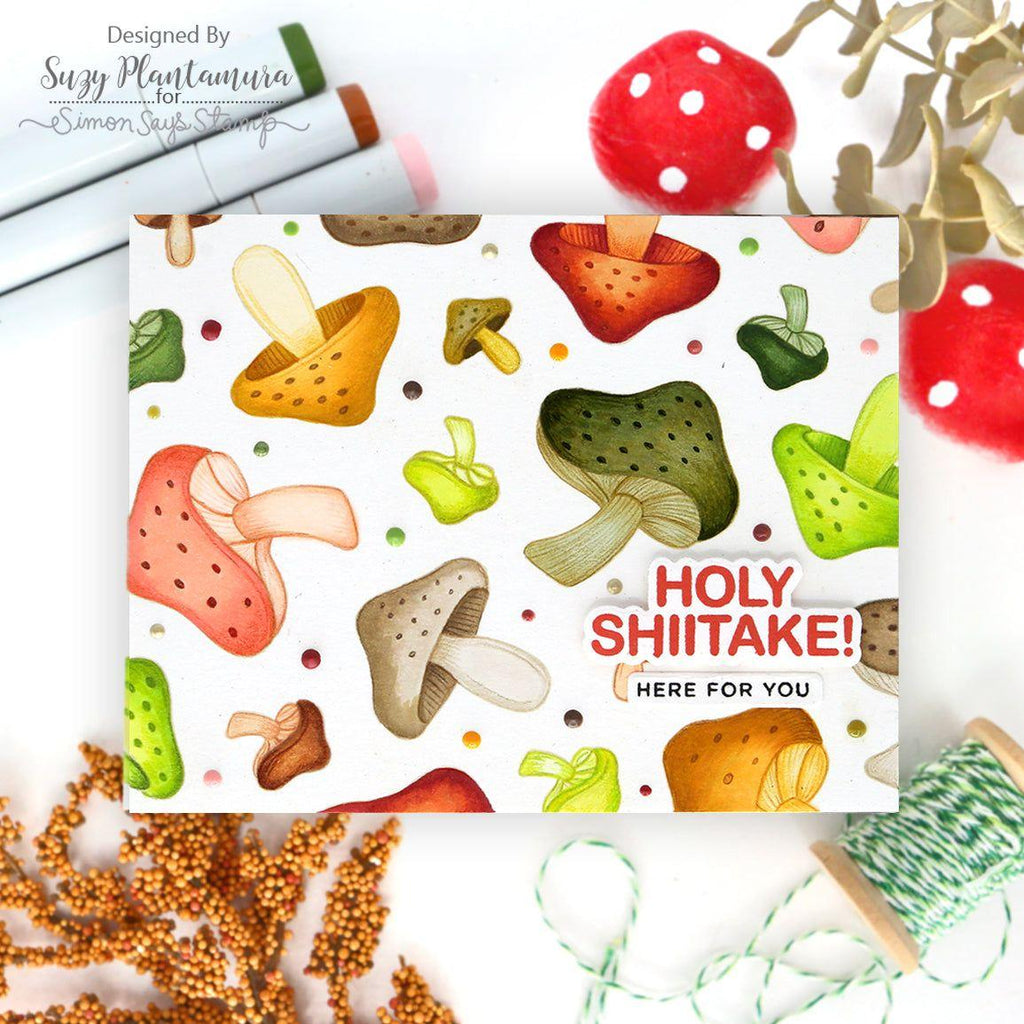 CZ Design Stamps and Dies Oh Shiitake set906os To Love Encouragement Card