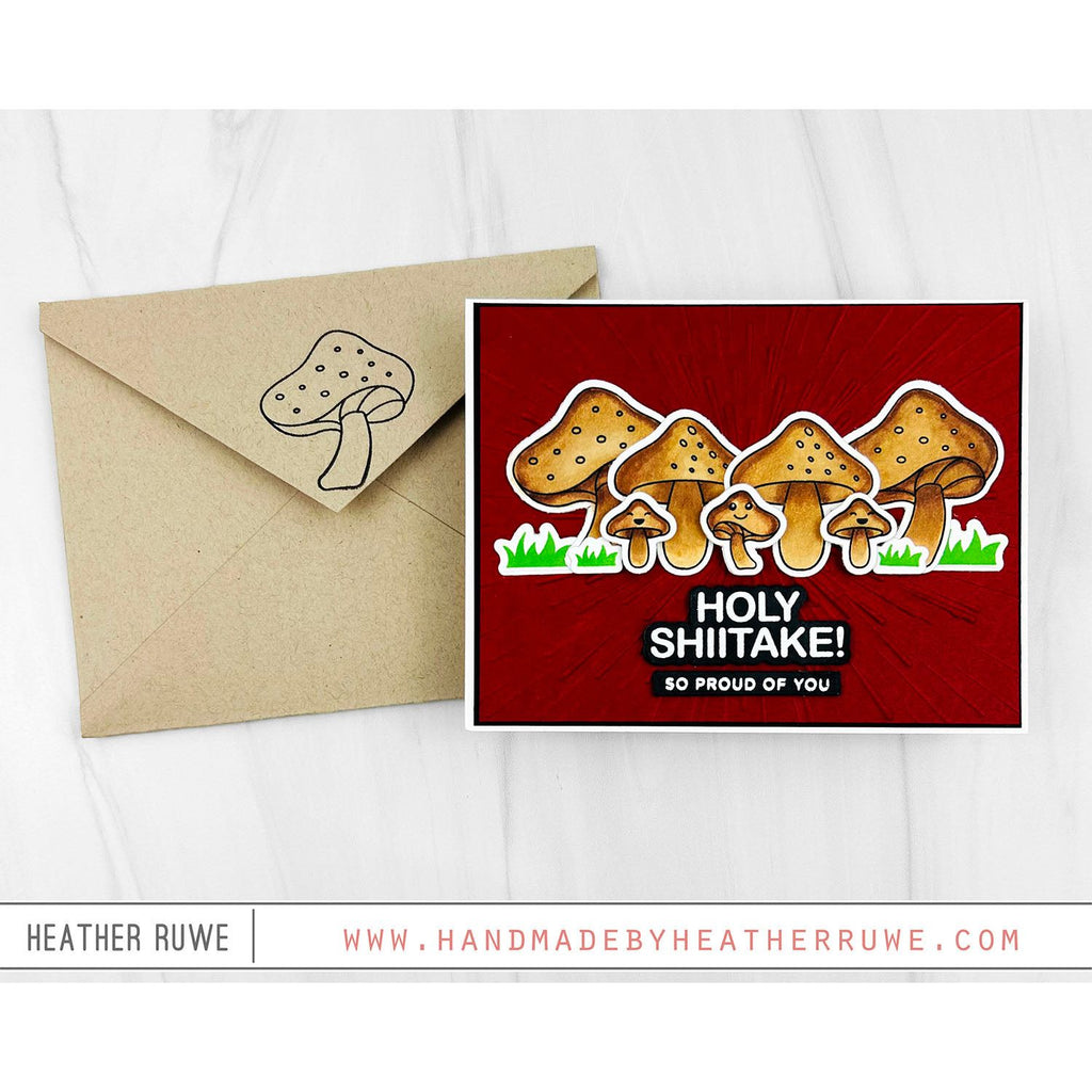 CZ Design Clear Stamps Oh Shiitake cz391c To Love Congratulations Card | color-code:ALT07