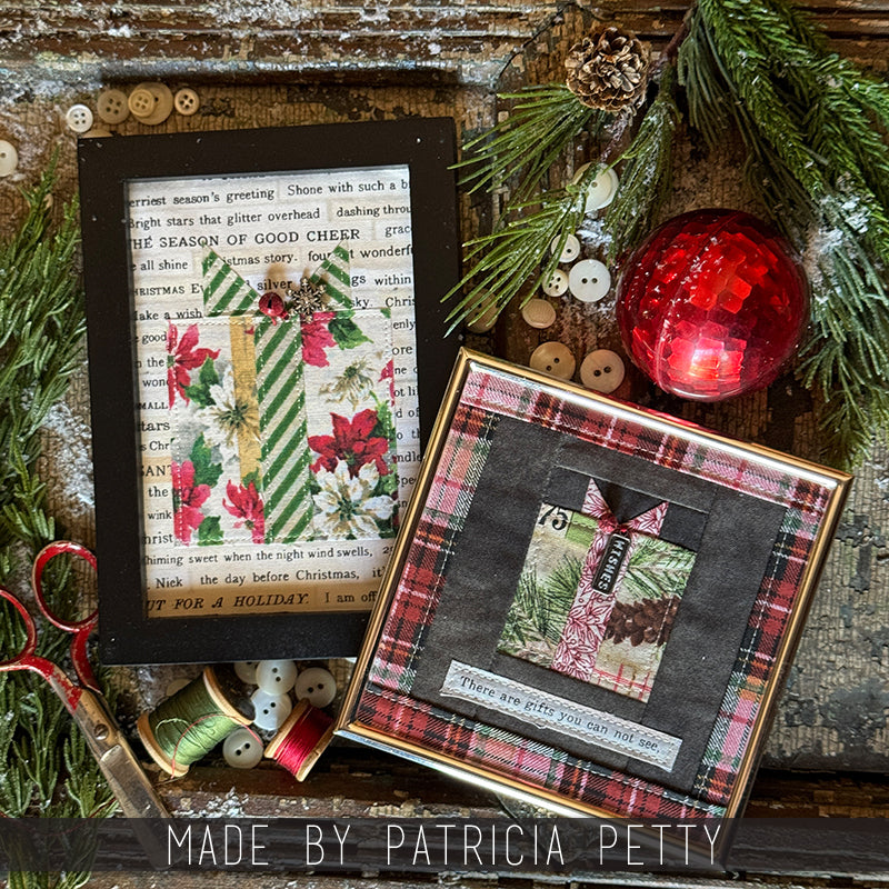 Tim Holtz Eclectic Elements Holidays Past Flannel Fabric By The Yard Pine Chart
