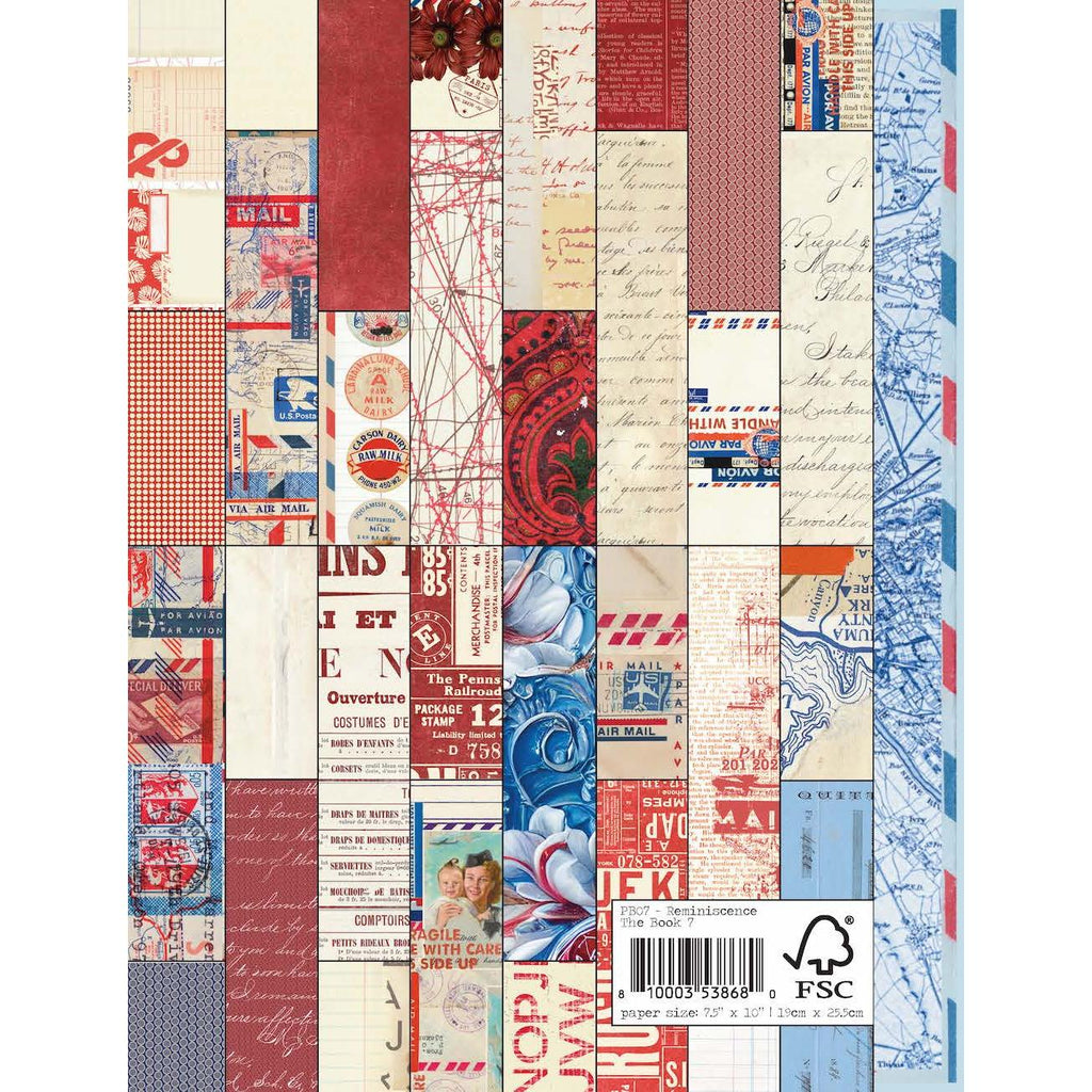 Elizabeth Craft Designs Reminiscence The Book 7 pb07 package back