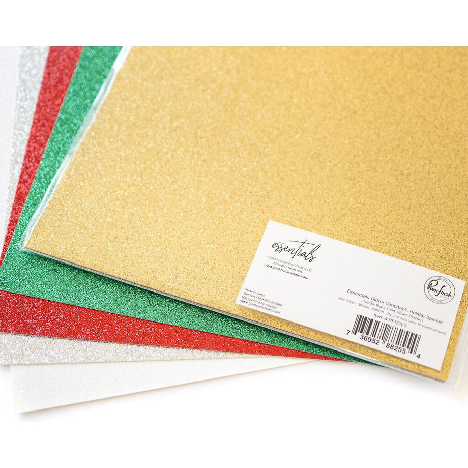 Glitter Cardstock 10 Glitter Sheets 12x12 Glitter Paper Glitter