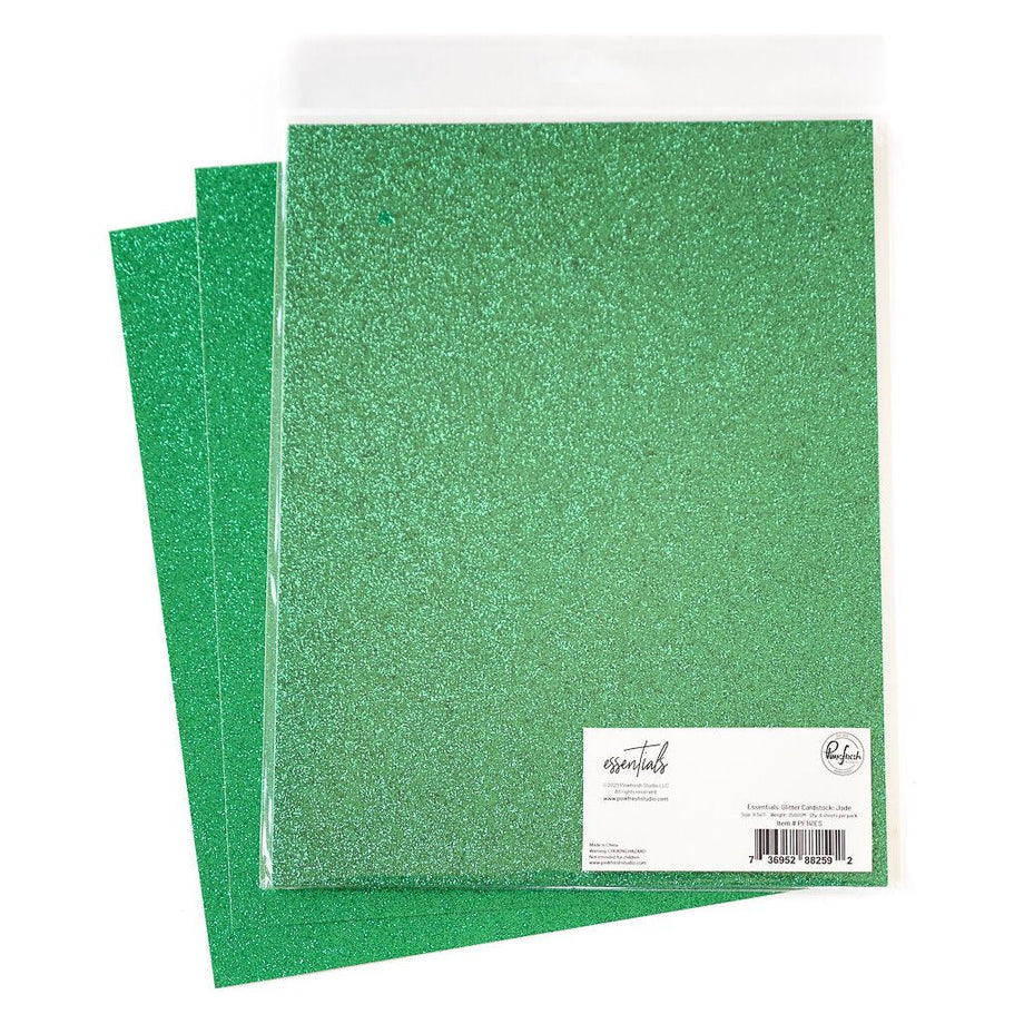 Pinkfresh Studio Essentials Glitter Cardstock Silver