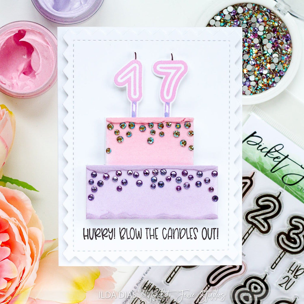 Picket Fence Studios Blow Out the Candles Stamp and Die Bundle hurry