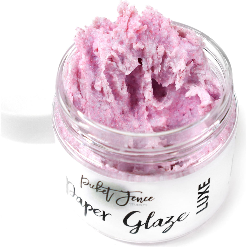 Picket Fence Studios Paper Glaze Luxe Twinkle Lights Pink pgl-127 jar