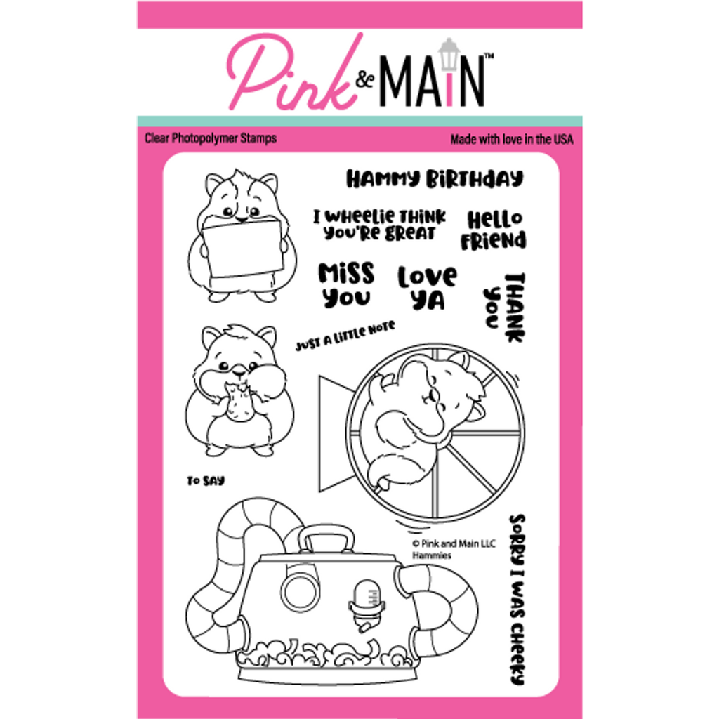 Pink and Main Hammies Clear Stamps PM0628