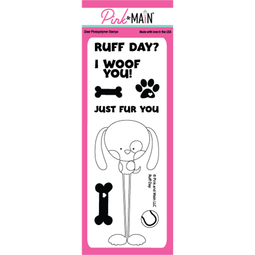 Pink and Main Ruff Day Clear Stamps PM0630