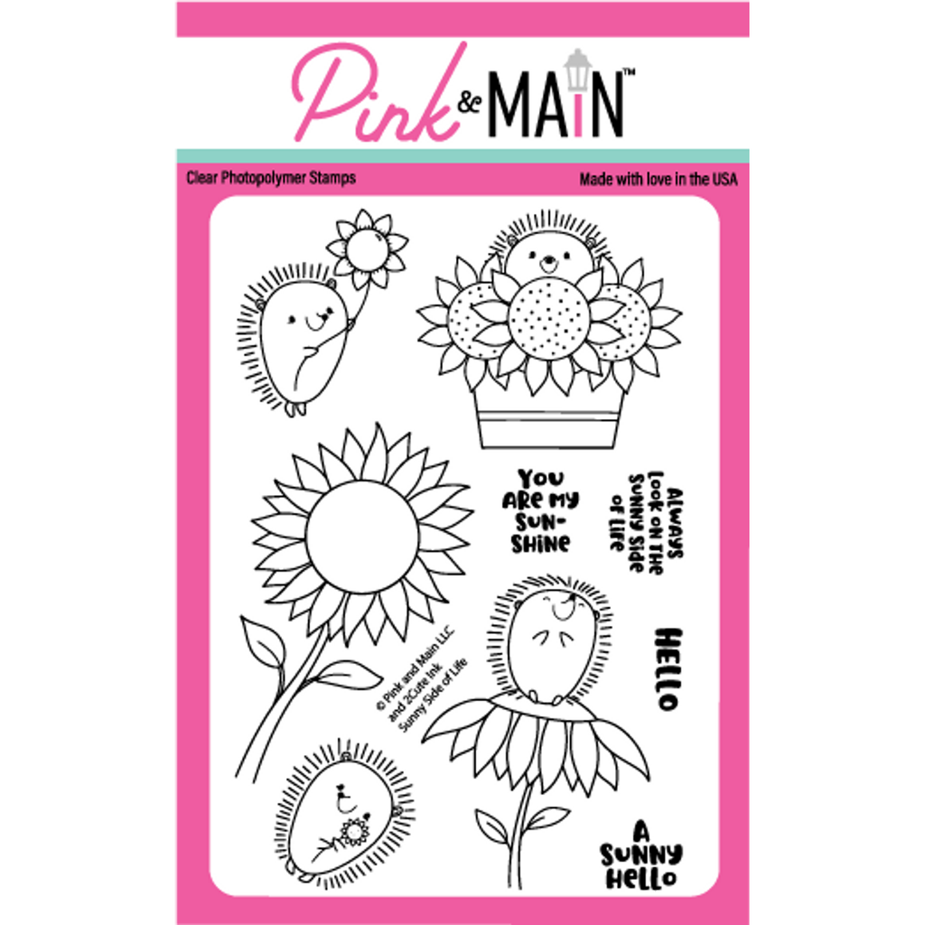 Pink and Main Sunny Side of Life Clear Stamps pm0640