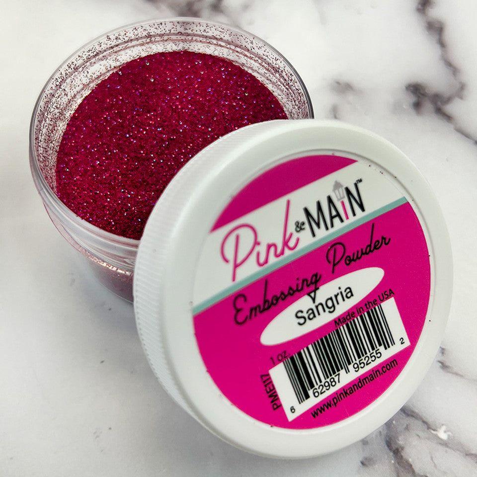 Pink and Main Sangria Embossing Powder pme117