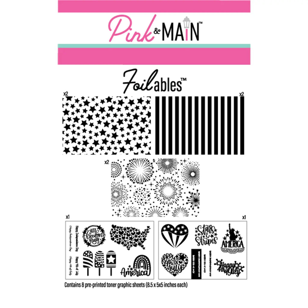 Pink and Main Happy 4th Foilable Kit PMF082