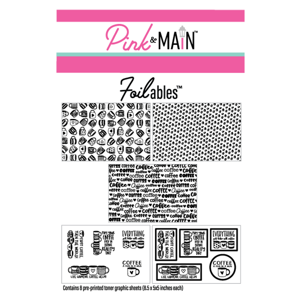 Pink and Main Coffee Lovers Foilables Kit PMF122