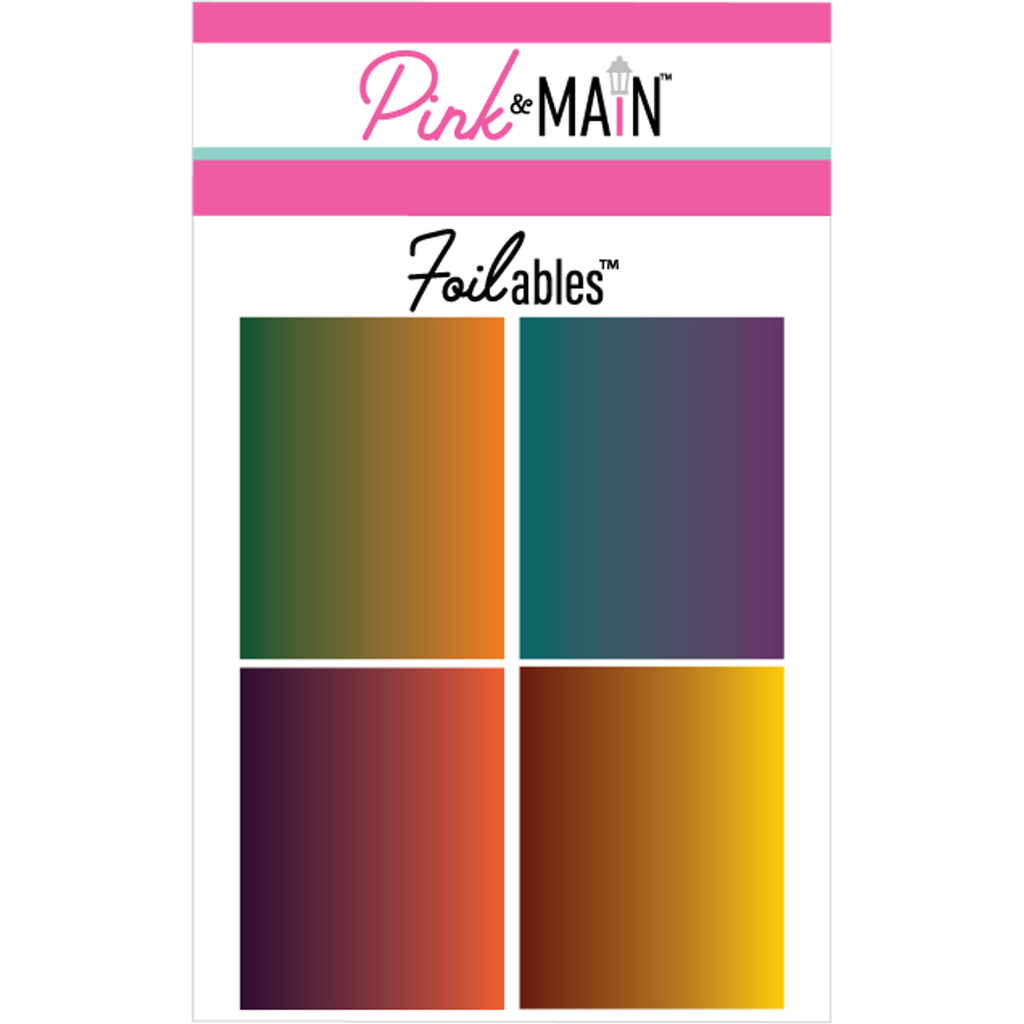 Pink and Main Fall Ombre Foilables Panels pmf133