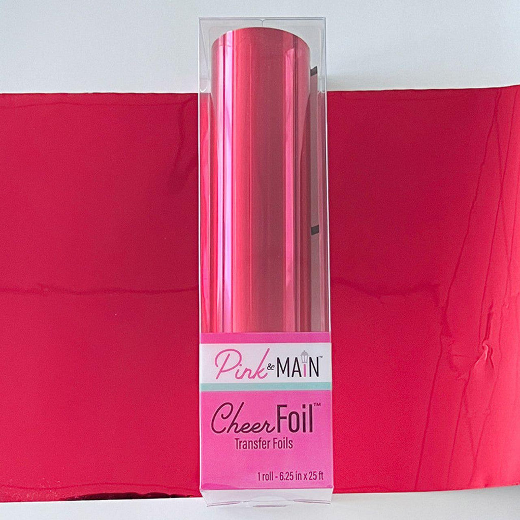 Pink and Main Cherry Red CheerFoil Roll pmf213