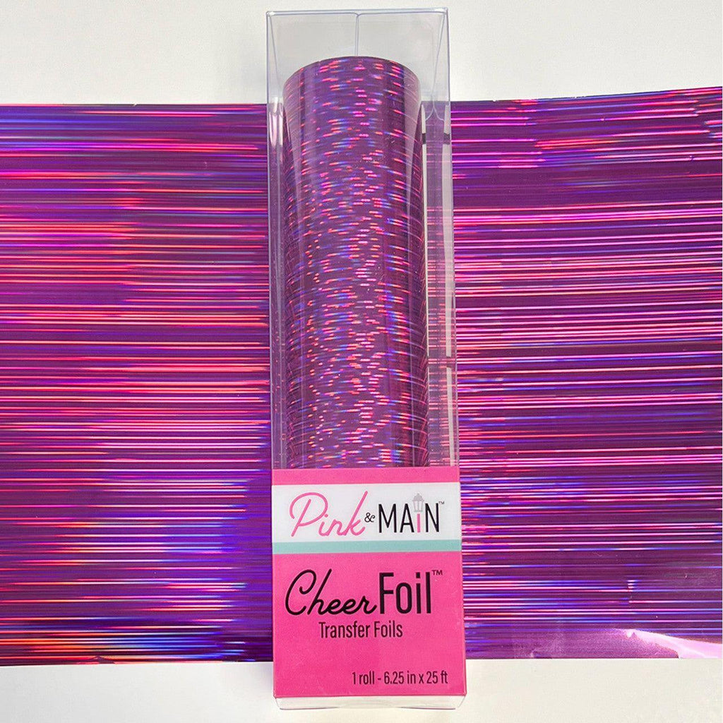 Pink and Main Streaks Purple CheerFoil Roll pmf217