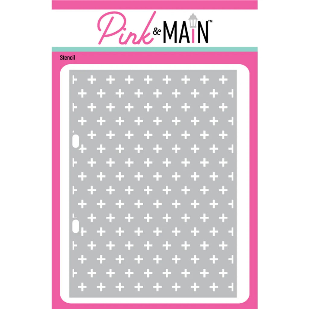 Pink and Main Modern Plus Stencil pms121