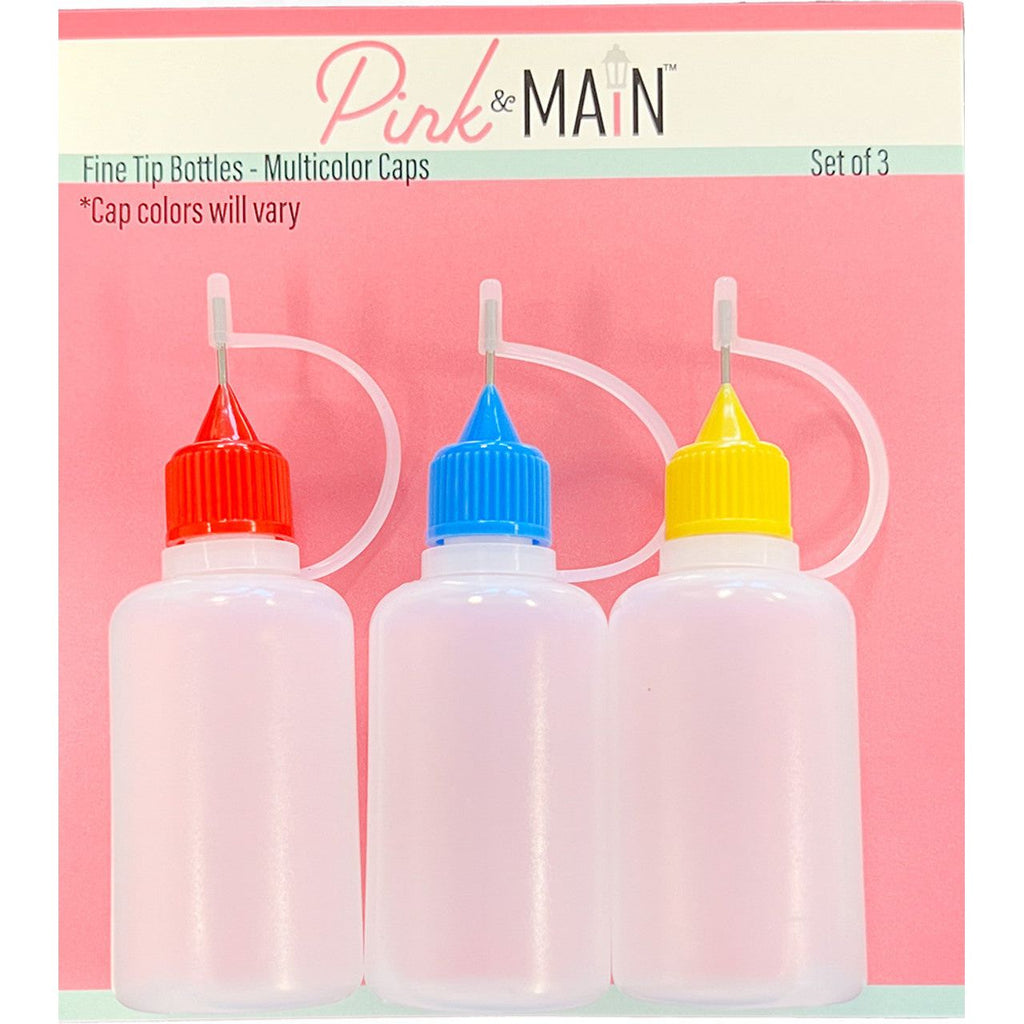 Pink and Main Fine Tip Bottles 3 Pack pmt080