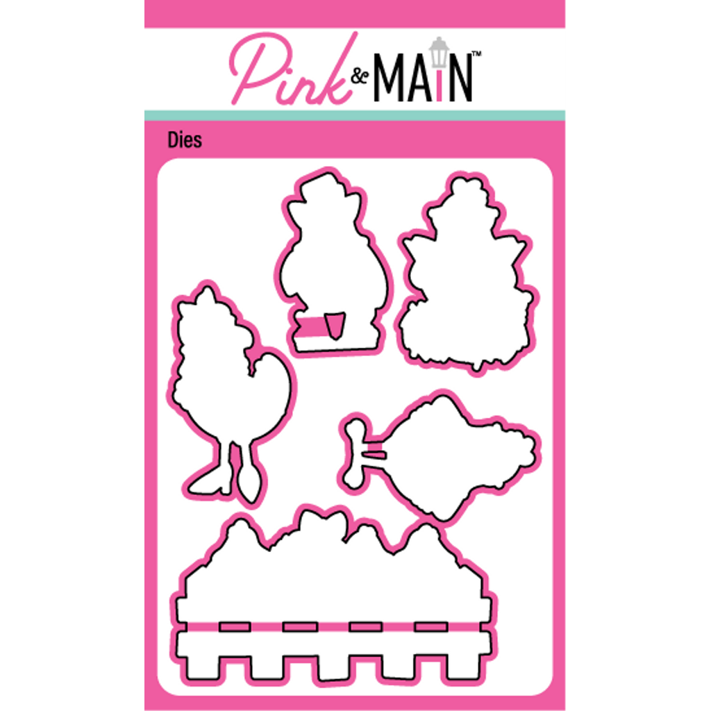 Pink and Main Chickens In Dies PNM517