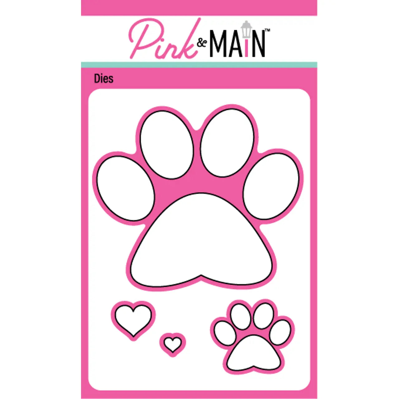 Papertrey Ink - Clear Photopolymer Stamps - Paw Prints