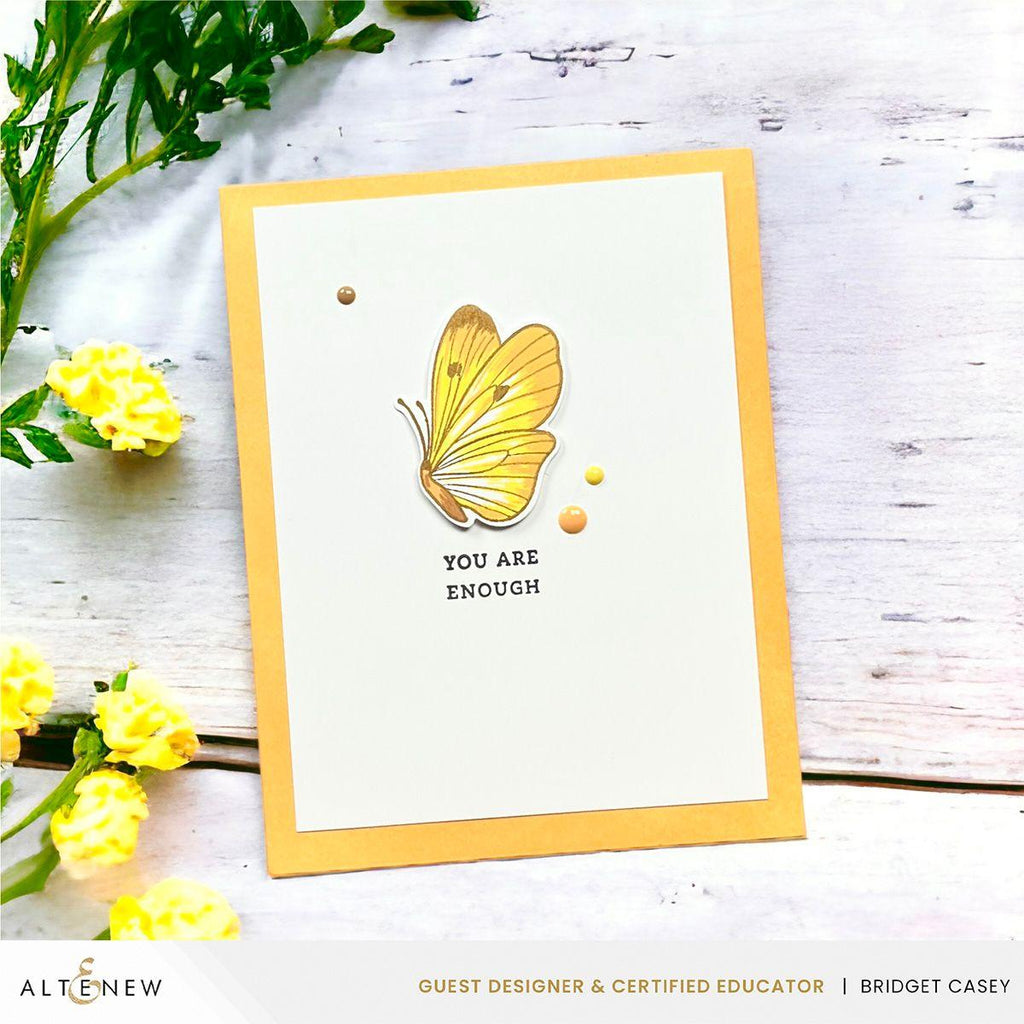 Altenew Mini Delight Delicate Butterfly Stamp and Die Set alt8101 you are