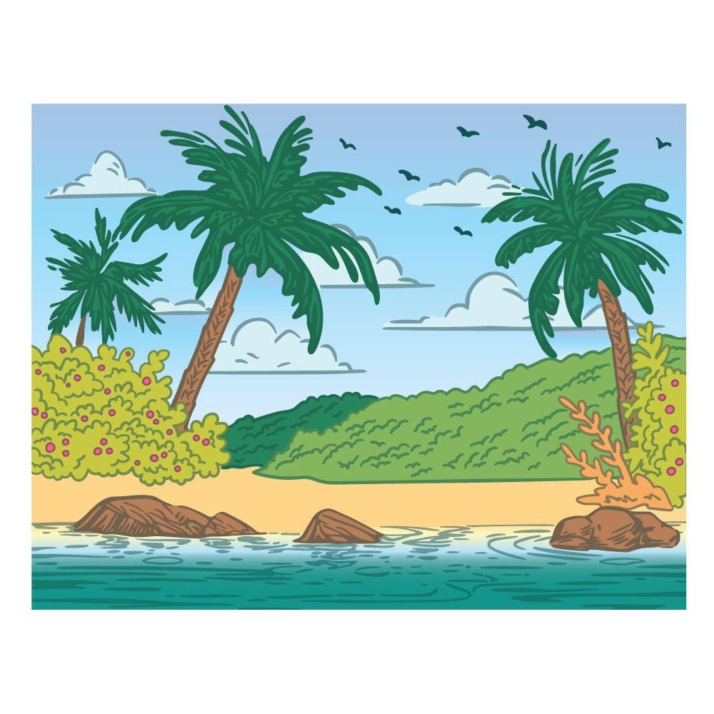 Honey Bee Palm Beach Cover Plate Die hbds-palmb