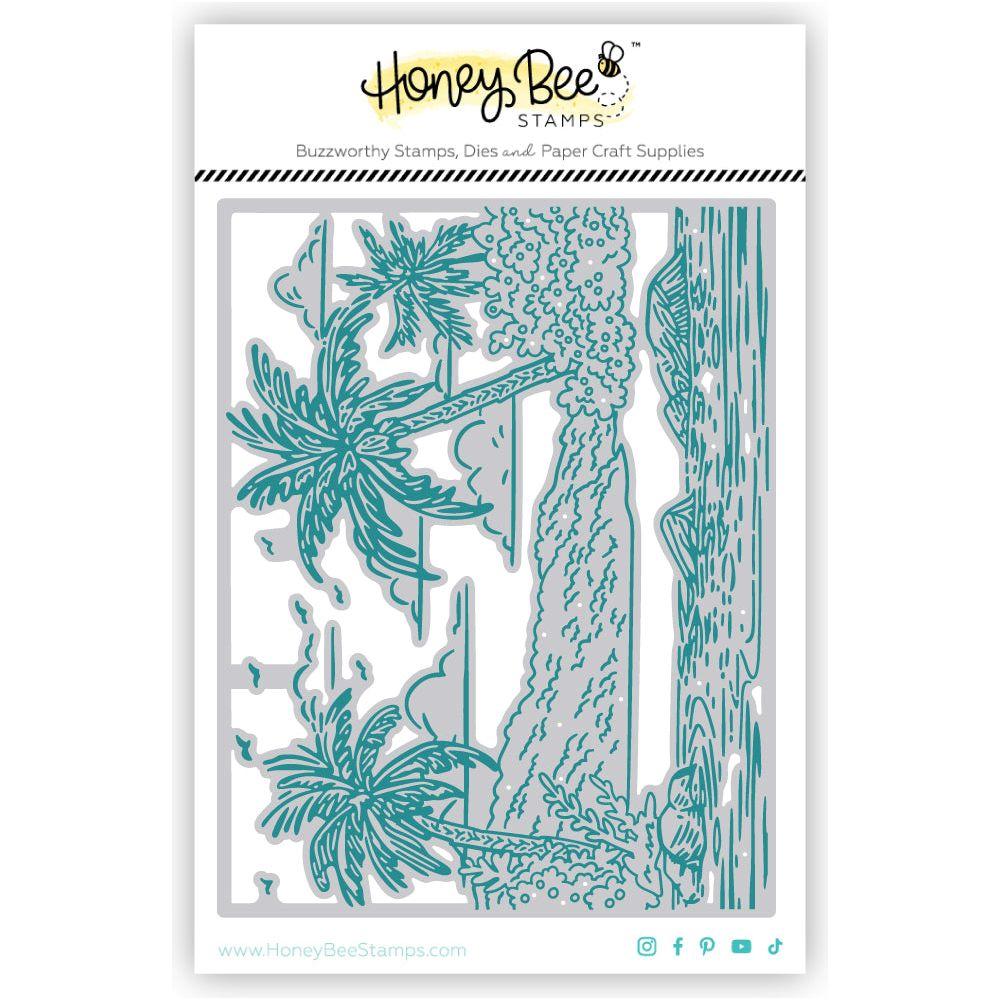 Honey Bee Palm Beach Cover Plate Die hbds-palmb Detailed Product Image