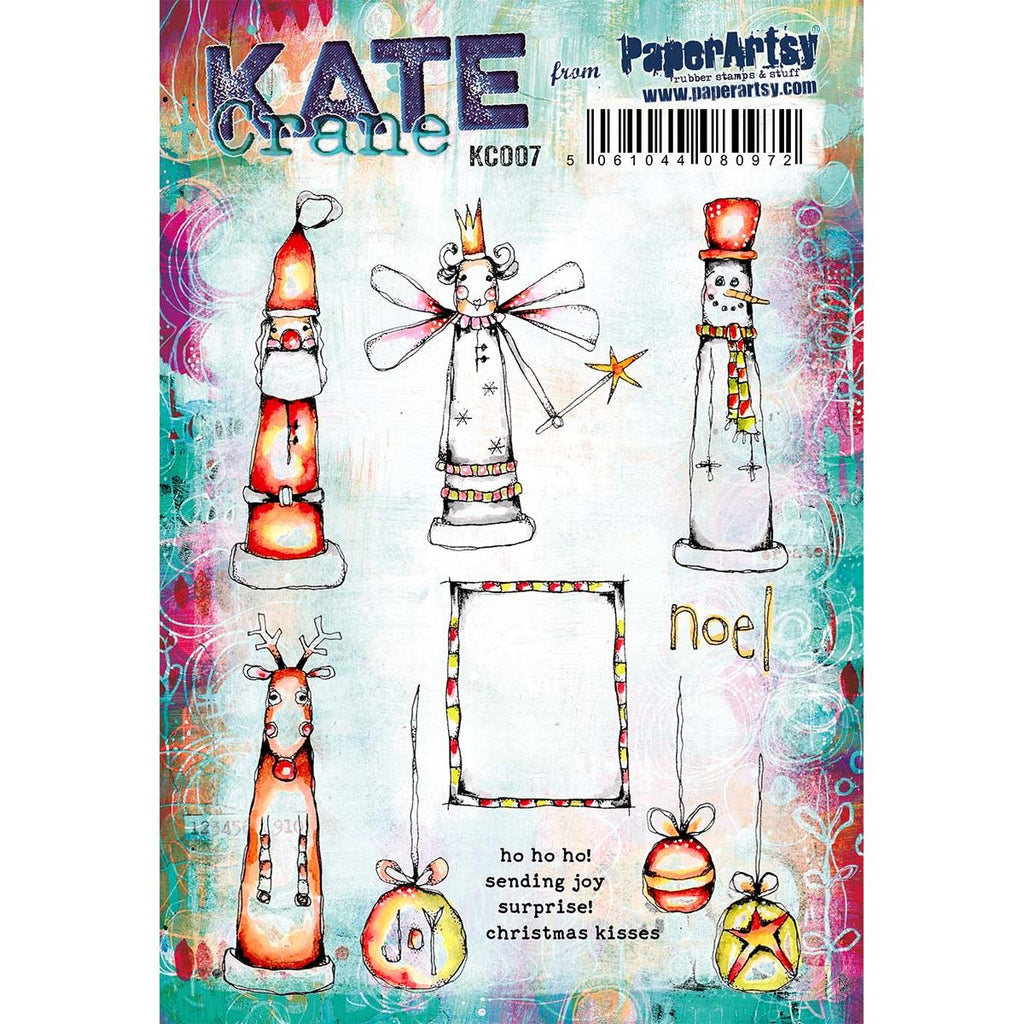 Paper Artsy Kate Crane Cling Stamps kc007