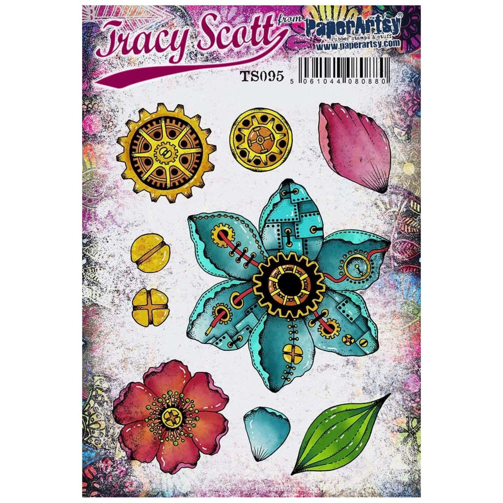 Paper Artsy Tracy Scott Cling Stamps ts095