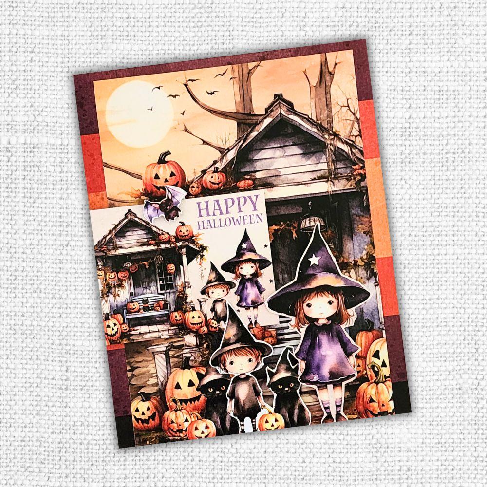 Paper Rose Spooky Halloween 6x6 Paper 32754 witches