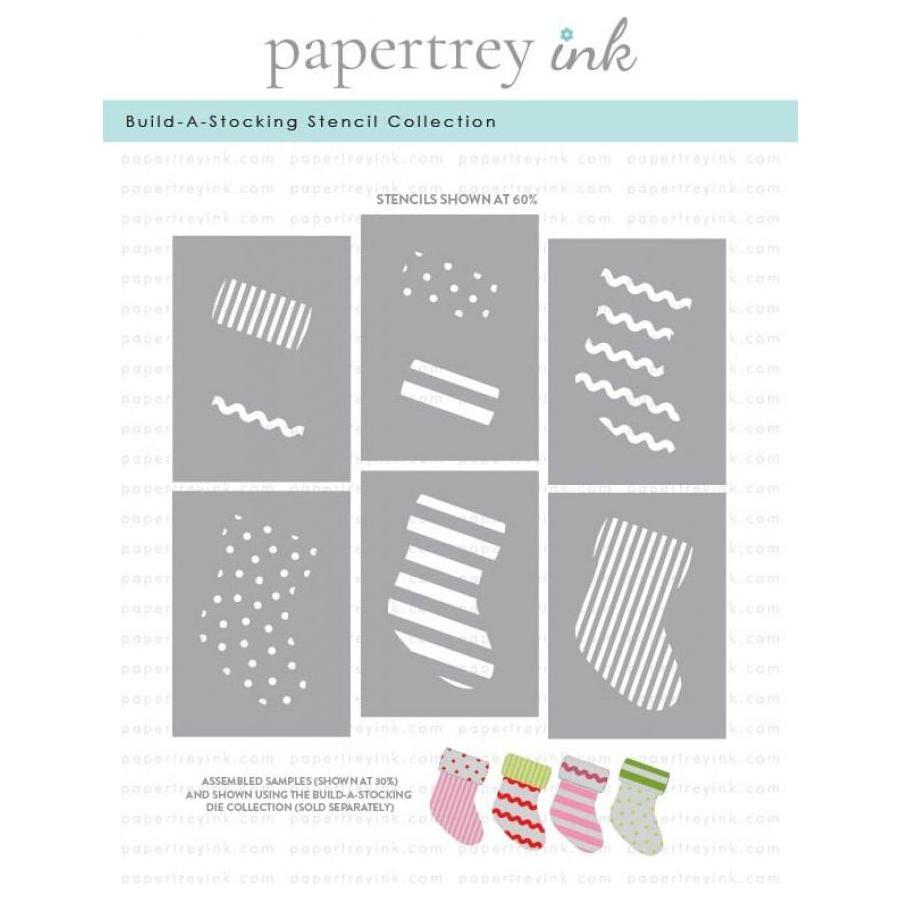 Papertrey Ink Build-A-Stocking Stencils- 0076