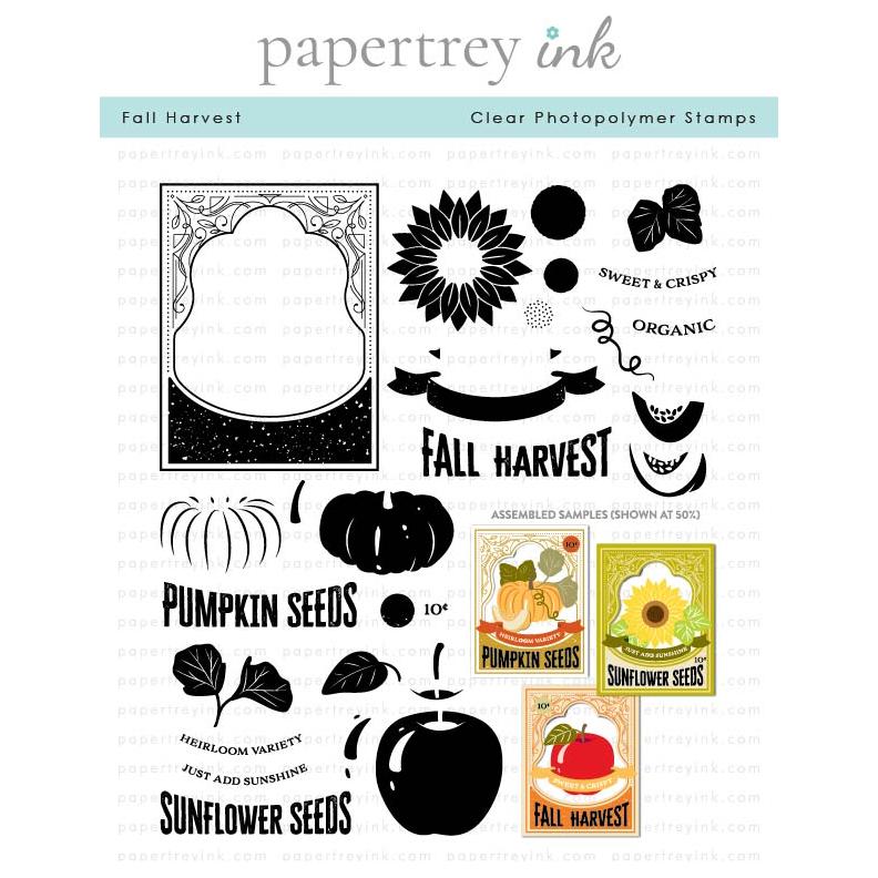 Papertrey Ink Fall Harvest Clear Stamps 1597