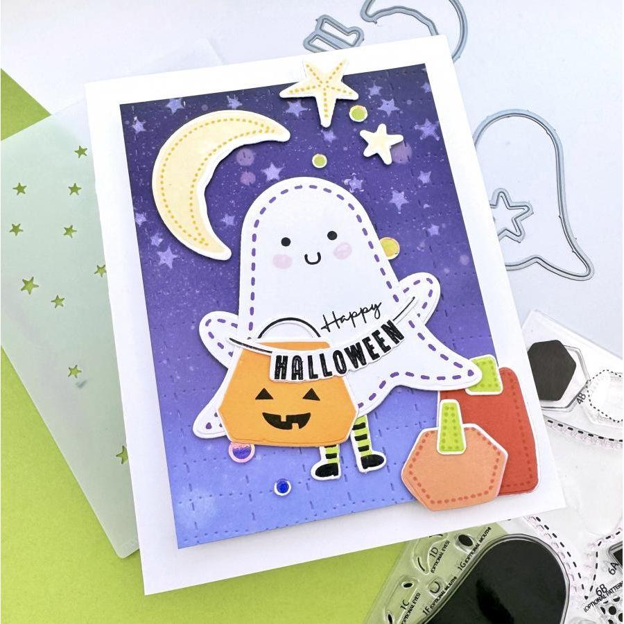 Papertrey Ink In Stitches Halloween Dies pti-0835 ghost