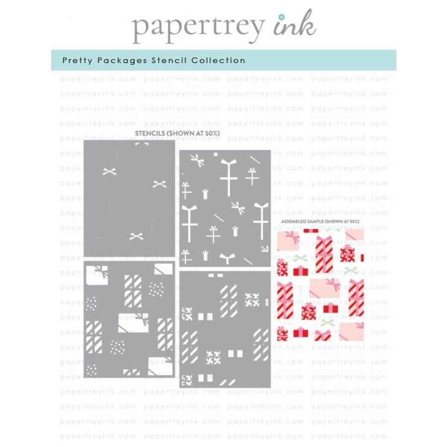 Papertrey Ink Pretty Packages Stencils- 0075