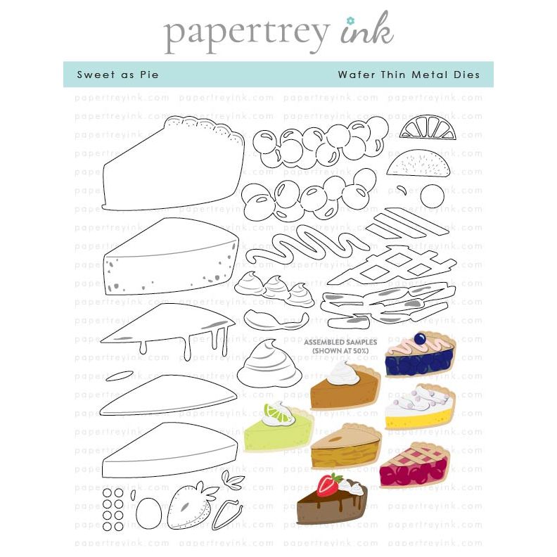 Papertrey Ink Sweet as Pie Dies pti-0838