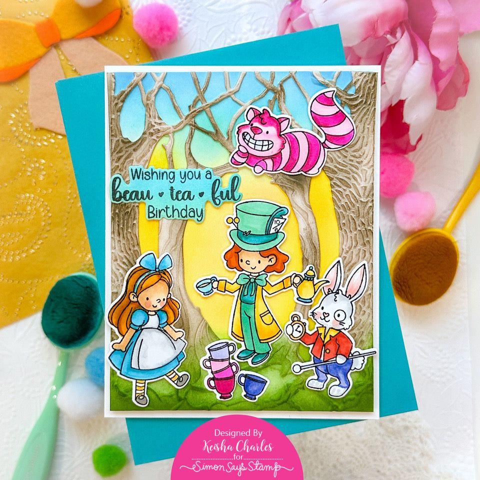 Simon Says Stamp Par-Tea Wafer Dies 1081sdc Stamptember Birthday Card | color-code:ALT01