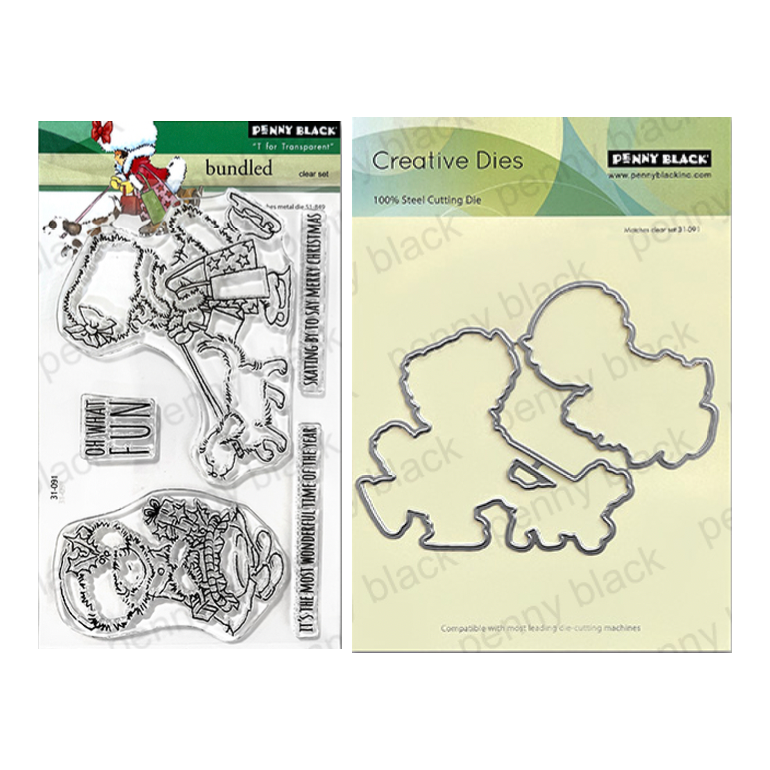 Penny Black Bundled Clear Stamp and Die Set