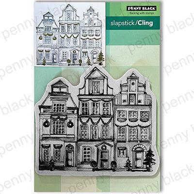 Penny Black Christmas Town Cling Stamp 40-943