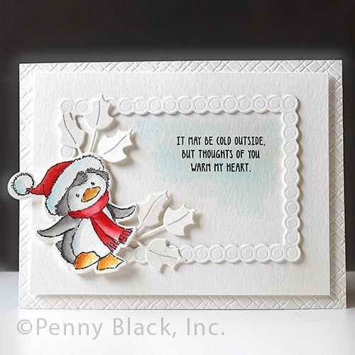 Penny Black Heartwarming Clear Stamps 31-080 penguin