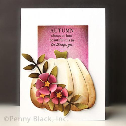 Penny Black Letting Go Clear Stamps 31-069 autumn