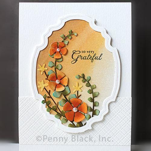 Penny Black Letting Go Clear Stamps 31-069 grateful