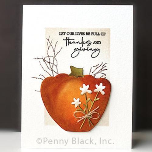 Penny Black Letting Go Clear Stamps 31-069 thanks