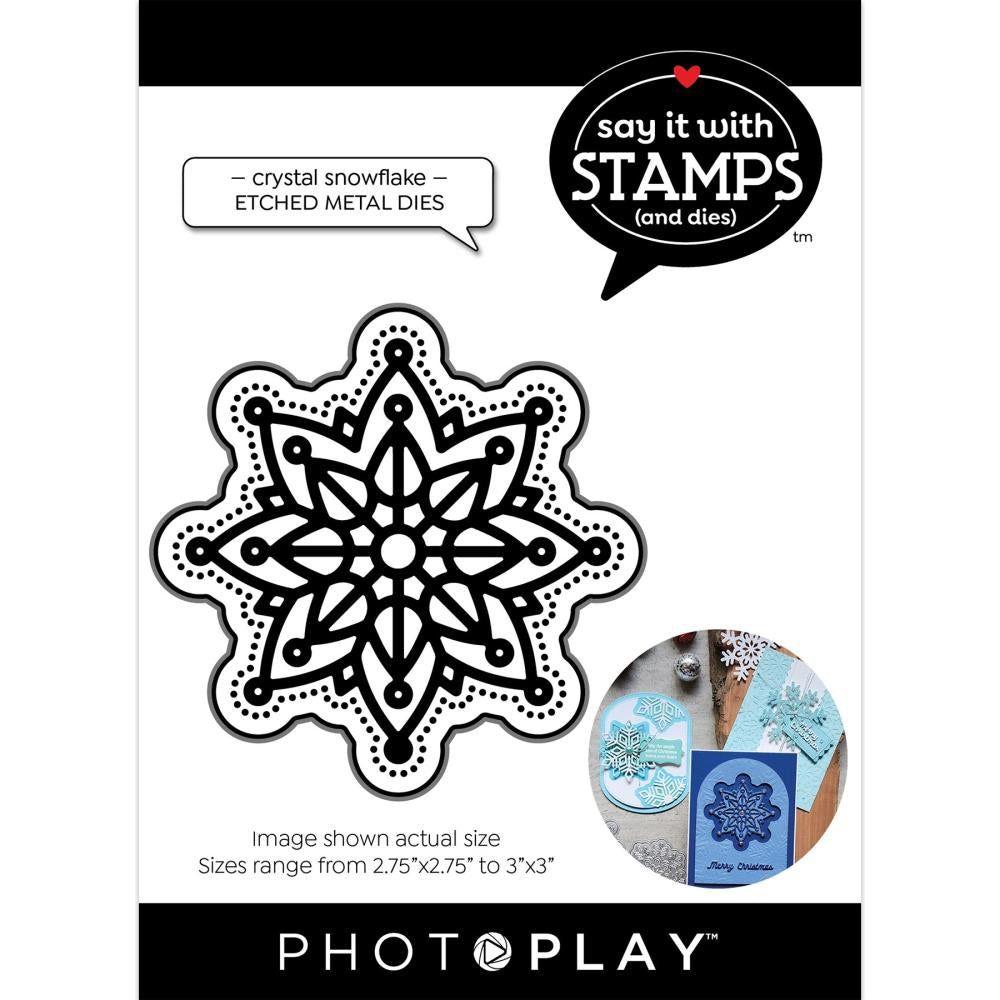 PhotoPlay Crystal Snowflake Dies sis4570