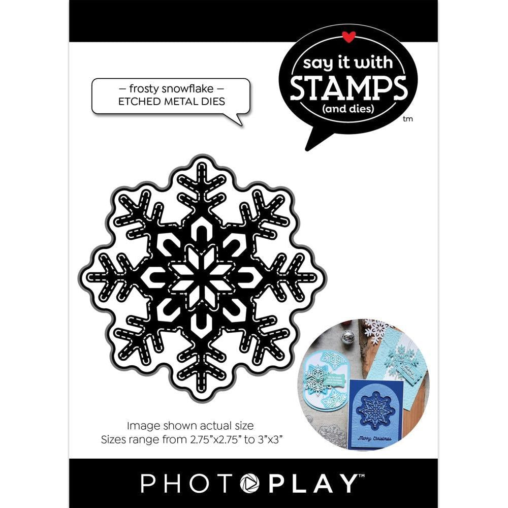 PhotoPlay Frosty Snowflake Dies sis4572