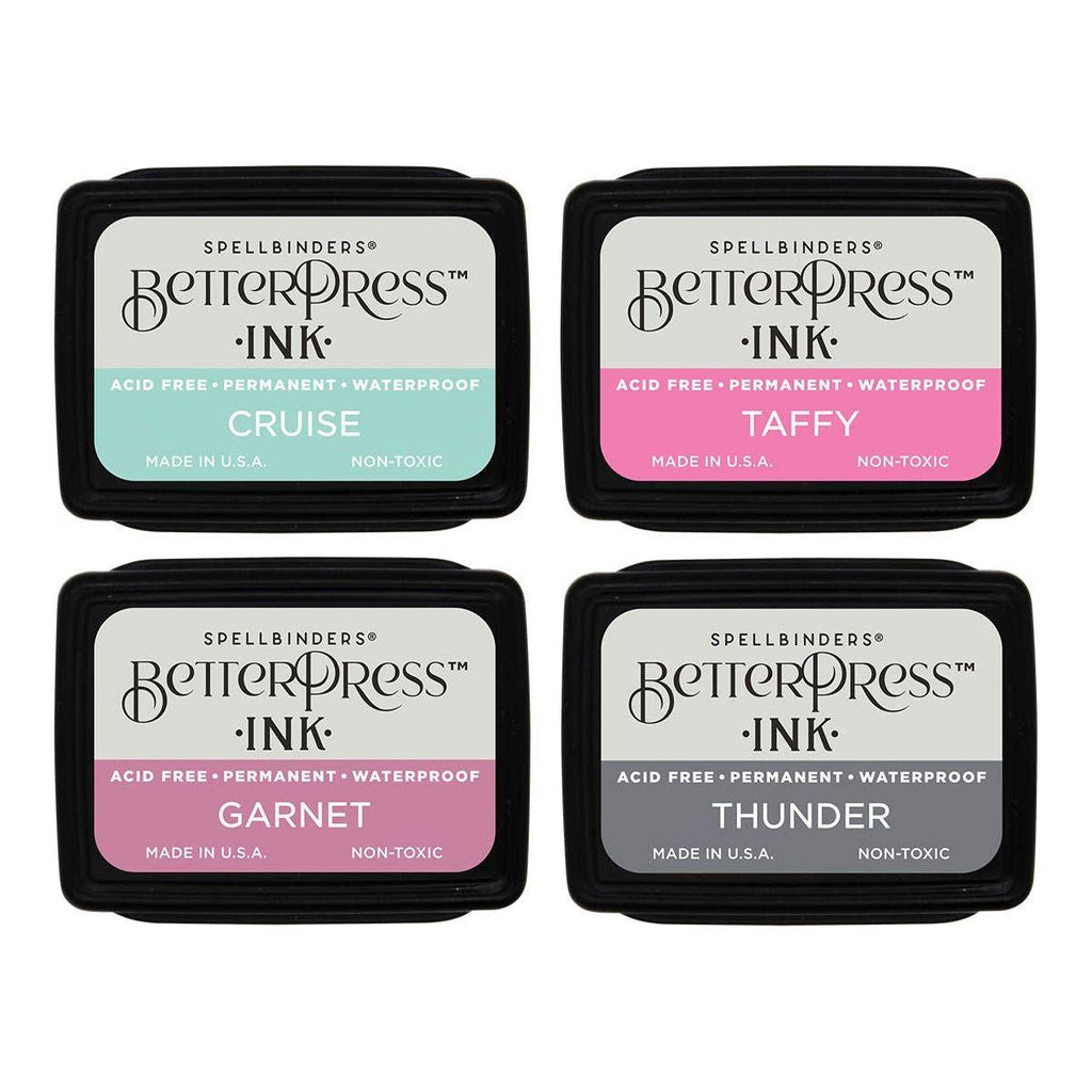 bpi-023 Spellbinders Jet Set BetterPress Ink Mini Set product image